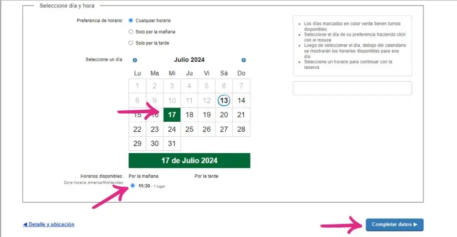 Agendar día y hora para la solicitud de la partida de defunción online