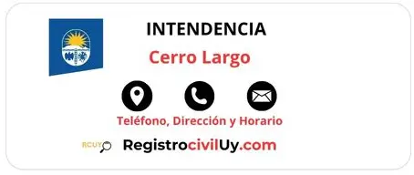 Teléfono,Dirección y Horario de la Intendencia de Cerro Largo
