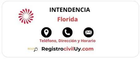 Teléfono,Dirección y Horario de la Intendencia de Florida