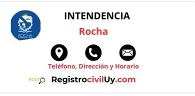 Intendencia Rocha Teléfono, Dirección y Horario