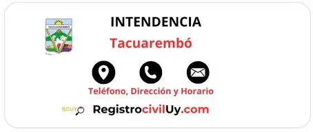 Teléfono,Dirección y Horario de la Intendencia de Tacuarembó